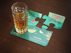 4 PUZZLE stikla paliktņu komplekts 1835117